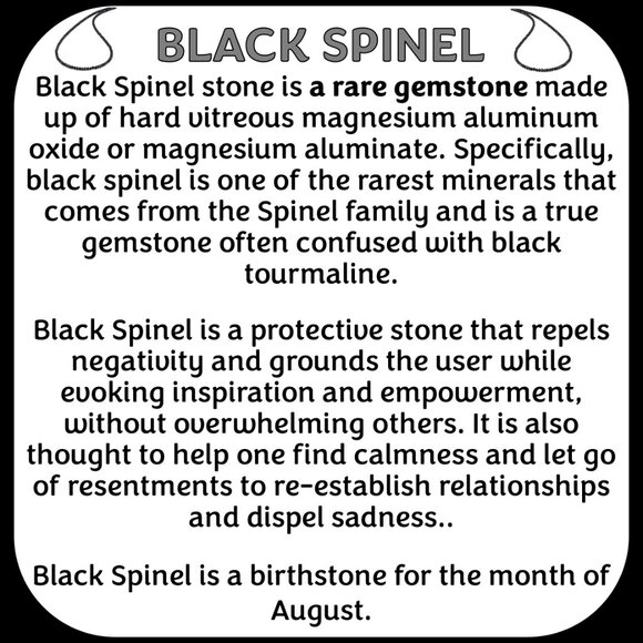 Sparkly Black Spinel Gemstone Hoops with Center Pearls and Gold Accent Beads - Picture 4 of 7